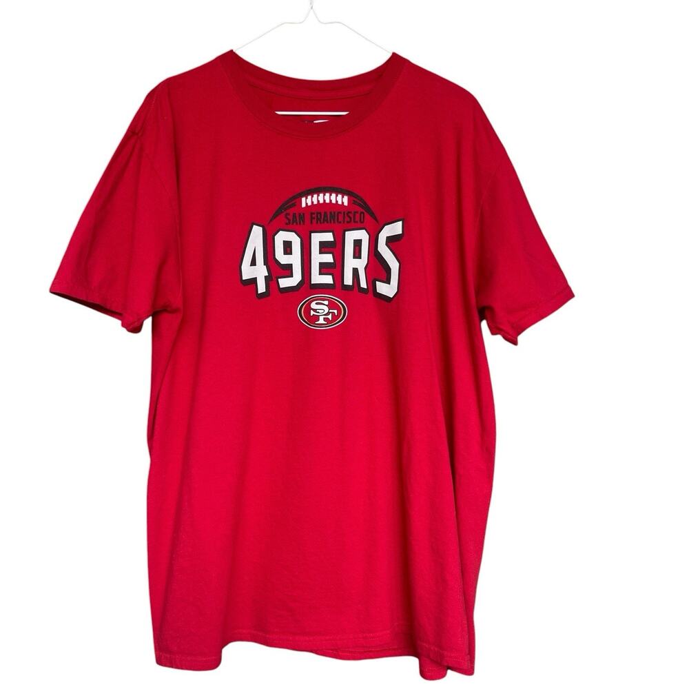 NFL San Francisco 49ers Shirt Mens Extra Large XL Red Logo Football‎ Niner Gang
